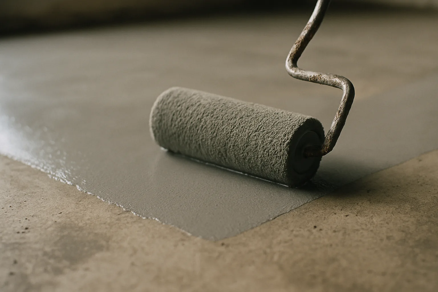 Peindre une dalle en béton : étapes, matériel et prix au m²