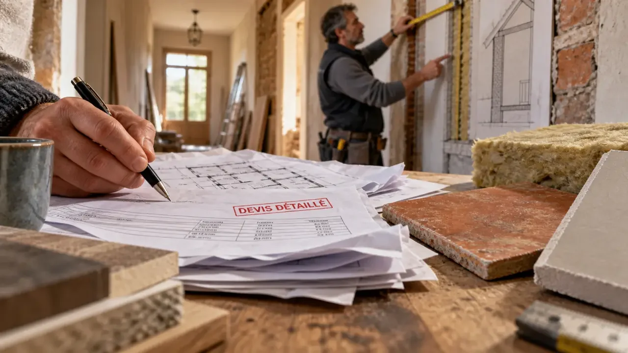 Rénovation maison à Surzur : le devis incomplet qui désorganise tout le chantier