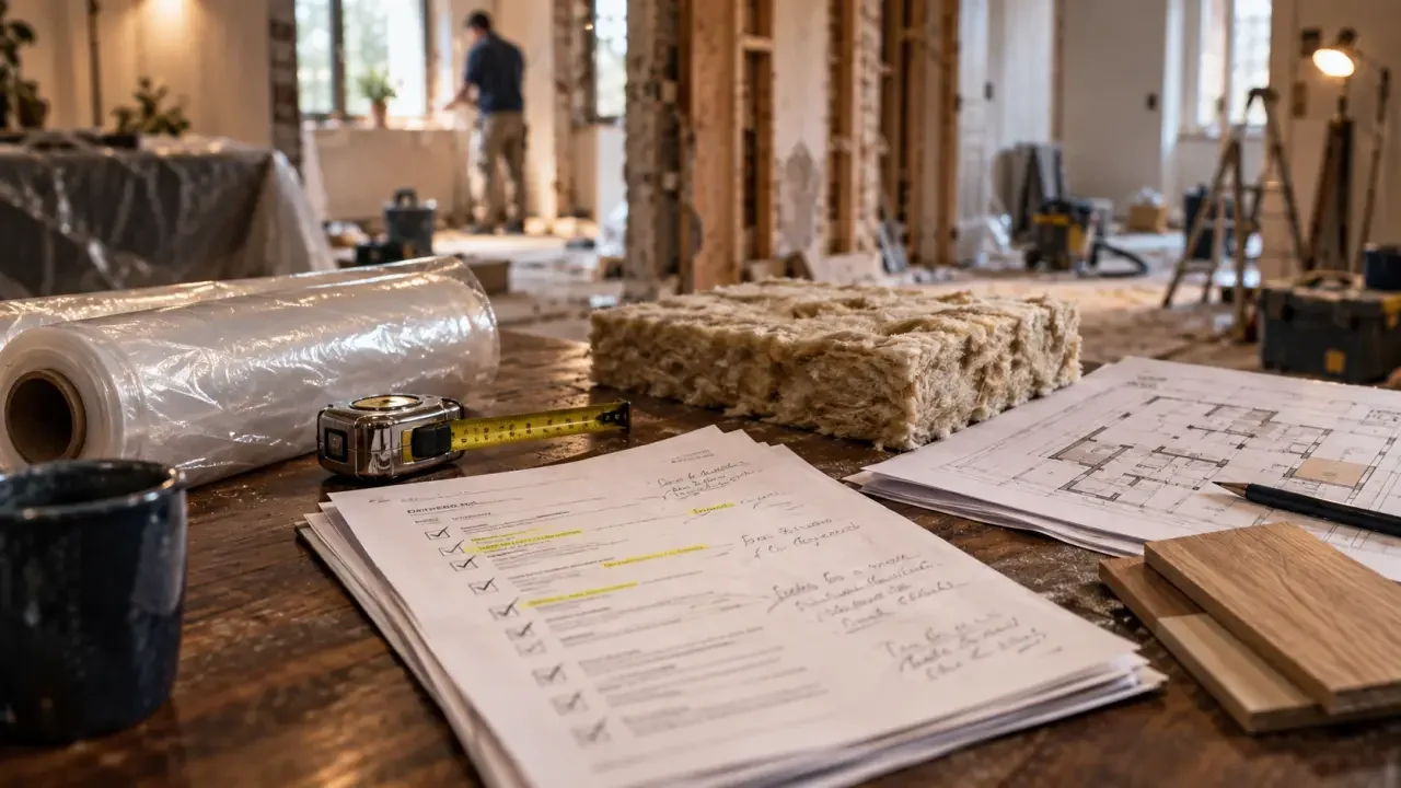 Rénovation de maison à Proville : cadrer le chantier avant de signer