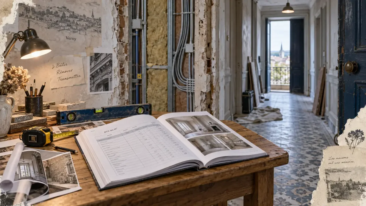Rénovation maison à Verny : 4 niveaux de travaux, du rafraîchissement à la réhabilitation lourde