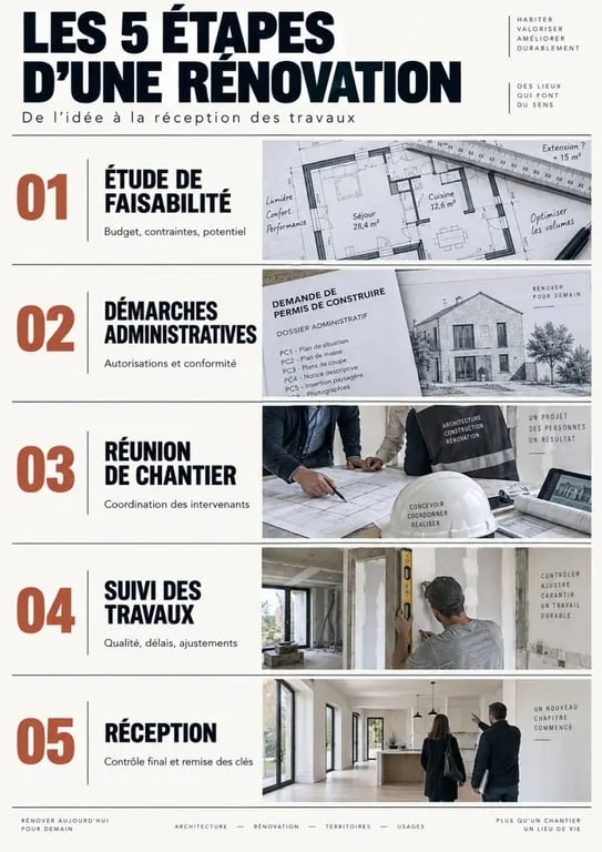 Étapes clés pour réussir une rénovation de maison en Ille-et-Vilaine
