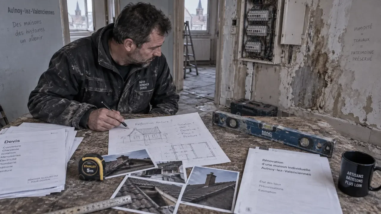 Rénovation de maison à Aulnoy-lez-Valenciennes : sécuriser le budget avant les travaux