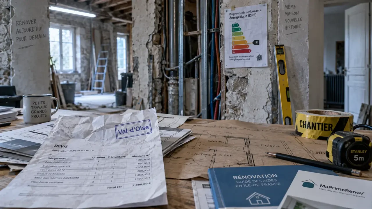 Rénovation maison 95 : 5 vérifications avant de signer le devis