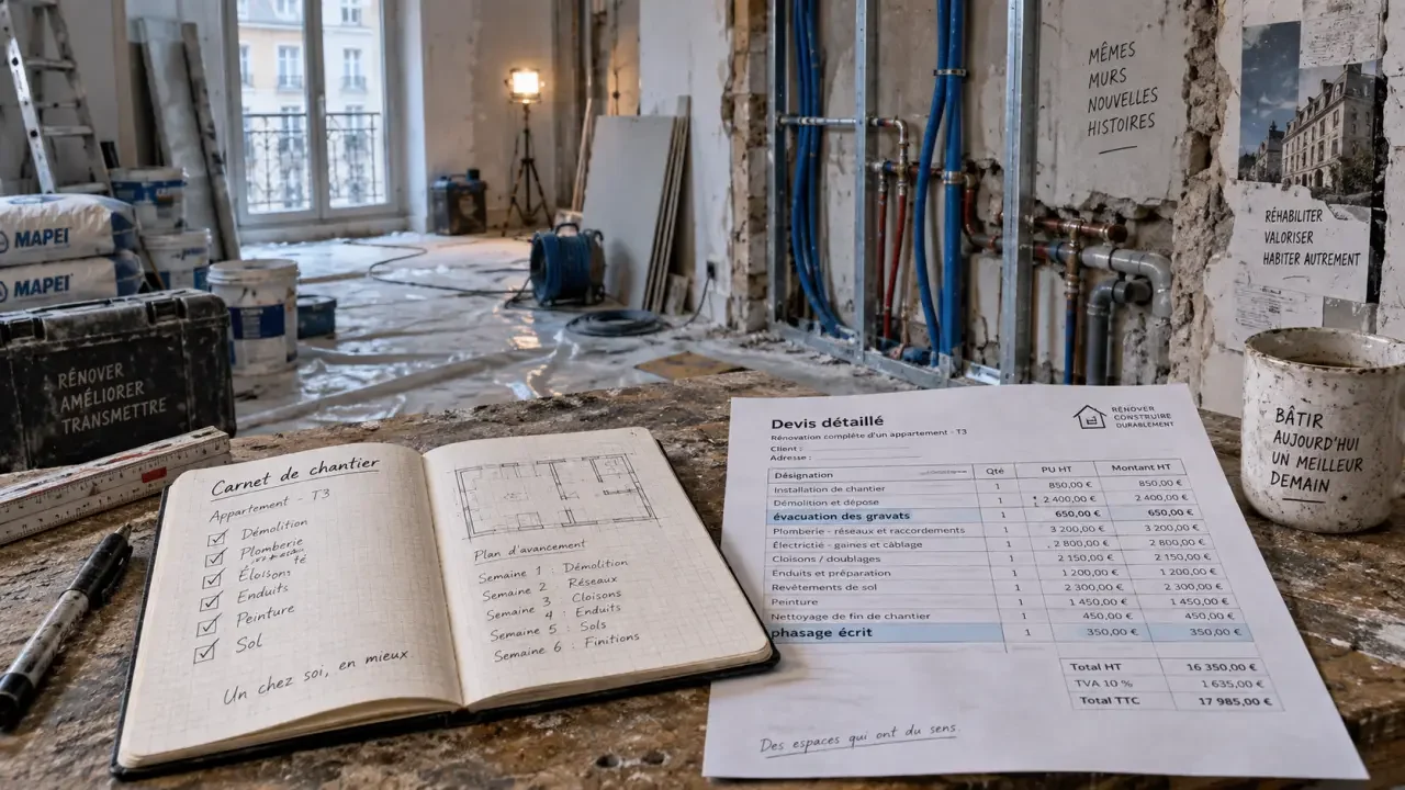 Entreprise de rénovation à Valenciennes : les postes oubliés qui font déraper le budget